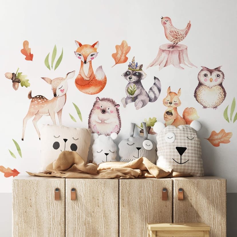 Adesivo murale Kvilis - Animali della foresta