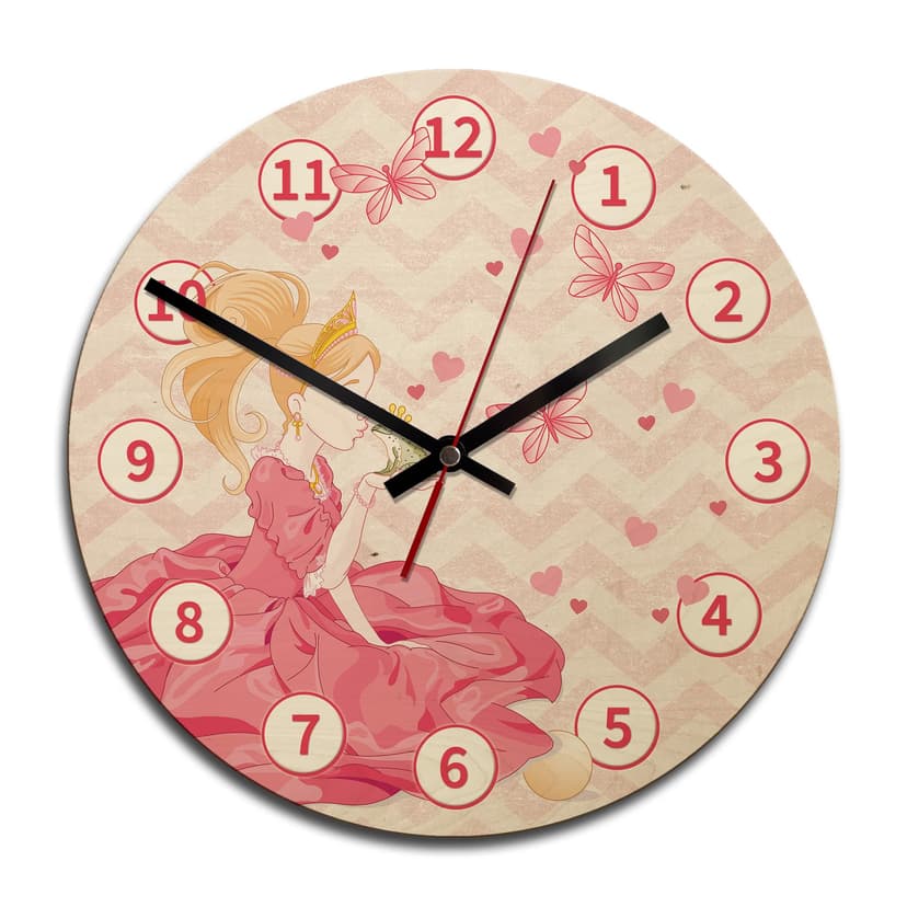 Orologio in legno - Principe ranocchio