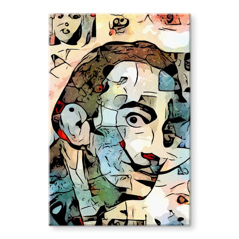 Stampa su vetro Zamart - Omaggio a Miró - Sguardo