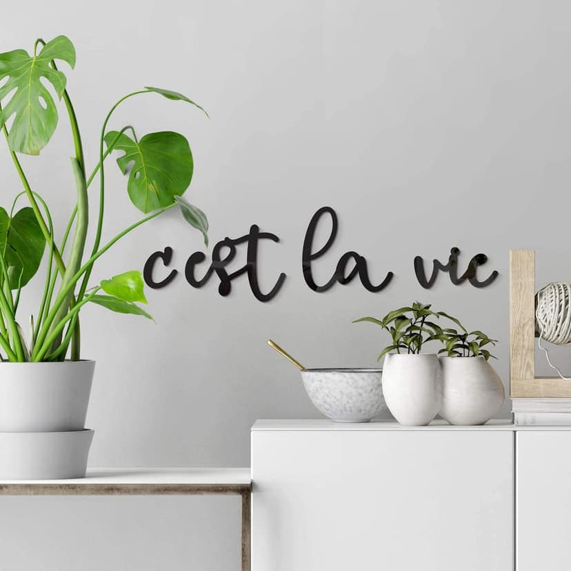 Scritta acrilico - C'est la vie