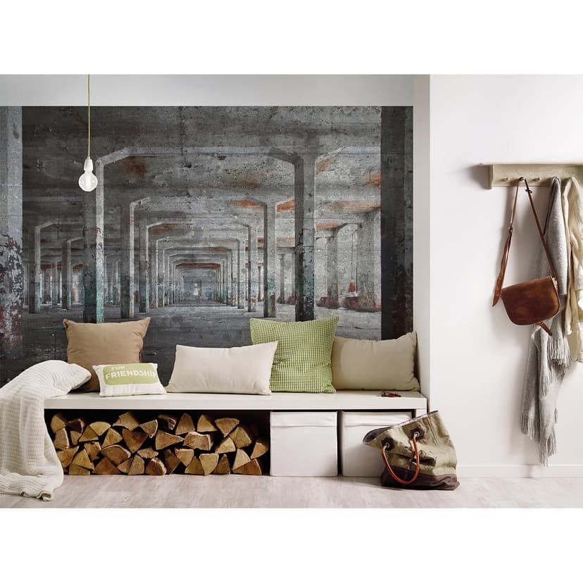 Livingwalls Fotomurale Designwalls - Pali in cemento