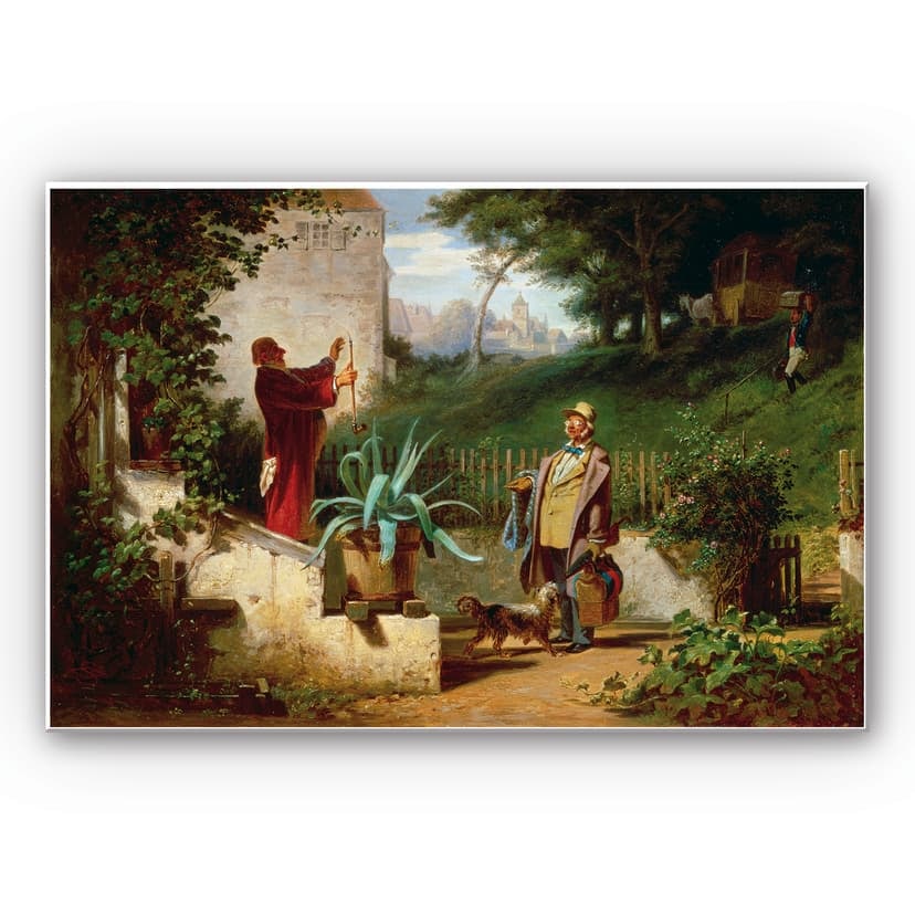 Stampa su Forex Spitzweg - Gli amici di gioventù