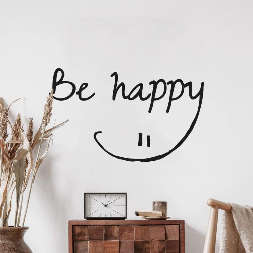Adesivo murale - be happy