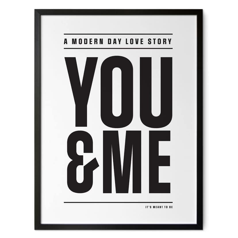 Poster Io e te - Kerr-Dineen