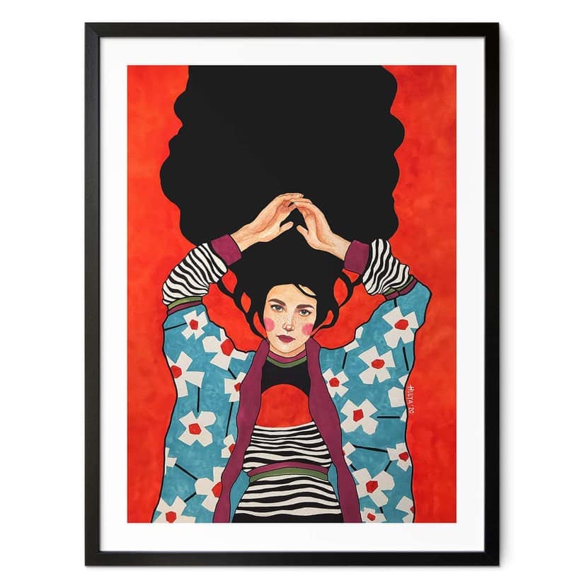 Poster Woman with a calm soul - Hülya
