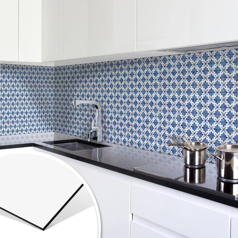 Rivestimento cucina - Alu-Dibond - Piastrelle olandesi 04
