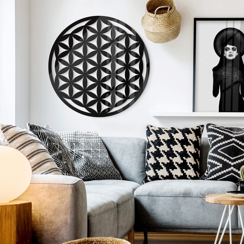 Decoro in acrilico - Mandala