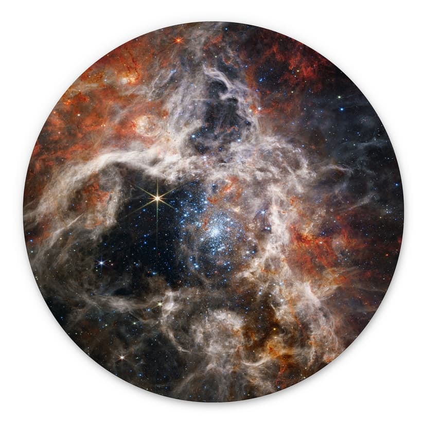 Cerchio a muro Telescopio James Webb - Nebulosa Tarantola
