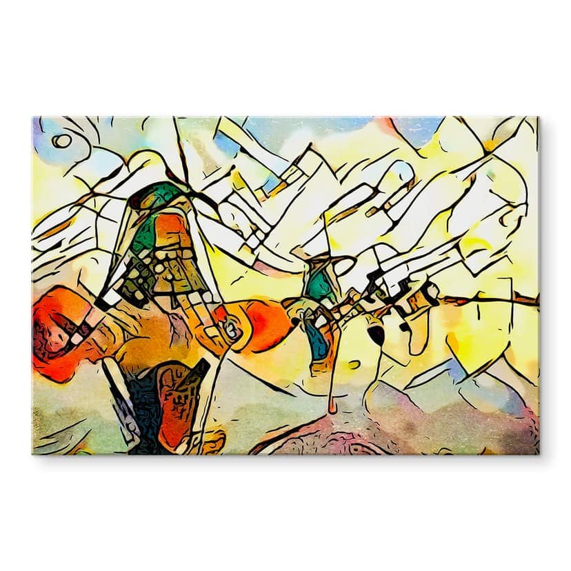 Stampa su vetro acrilico Zamart - Kandinsky incontra l'Olanda