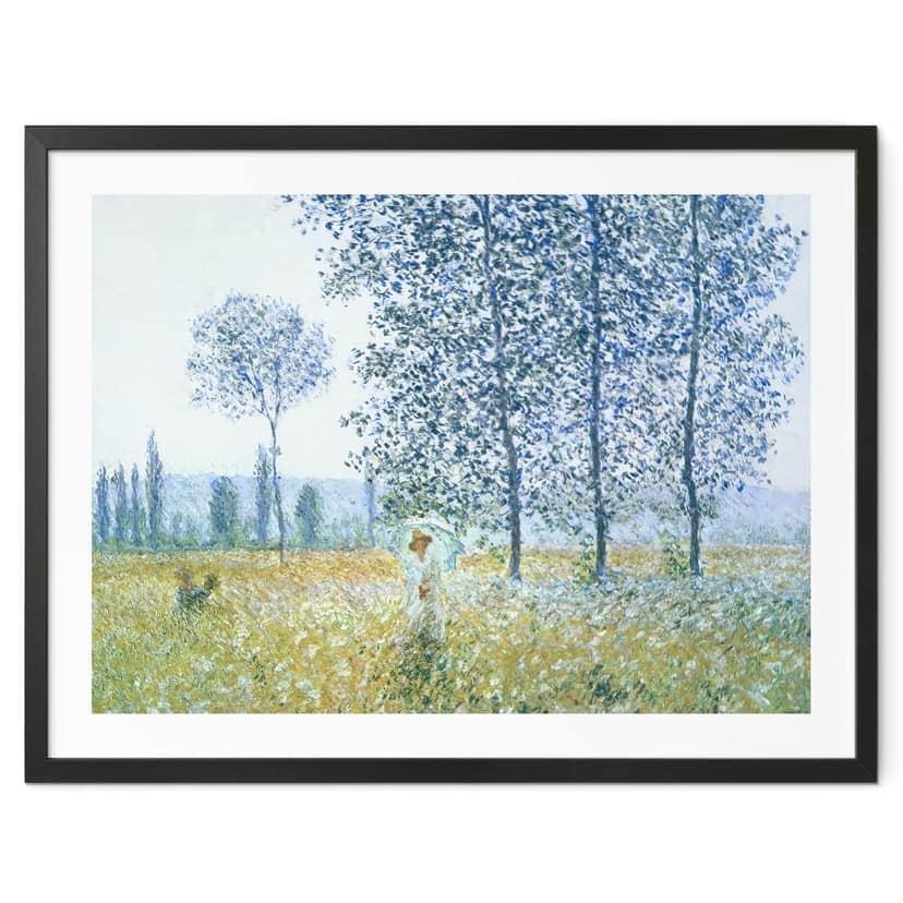 Poster Monet - Campi in primavera