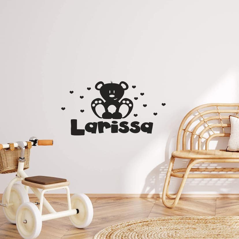 Adesivo murale + Larissa - Orsetto
