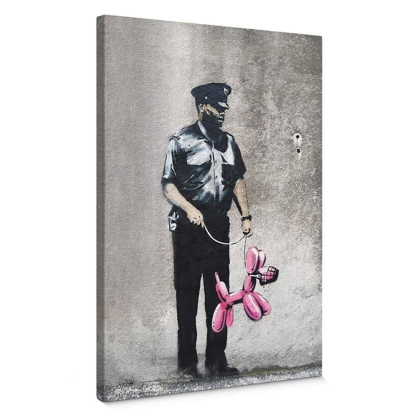 Stampa su tela Banksy - Pink Balloon