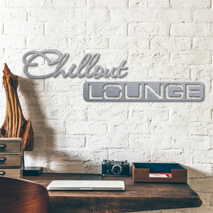 Lettere in Alu-Dibond - Chillout Lounge