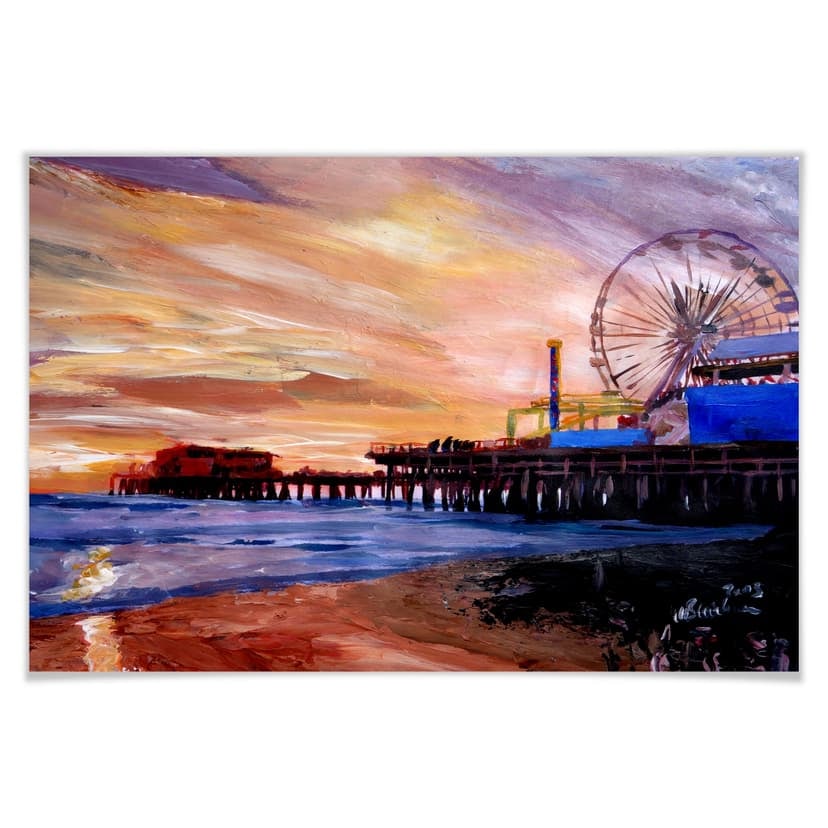 Poster Bleichner - Il molo di Santa Monica