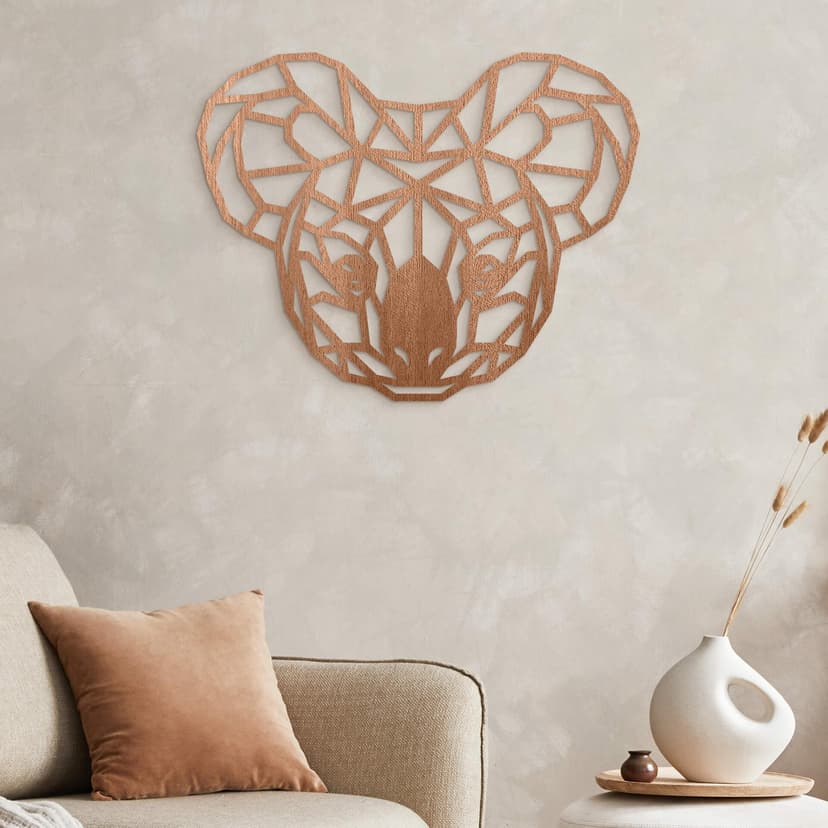 Decoro in legno origami - Coala