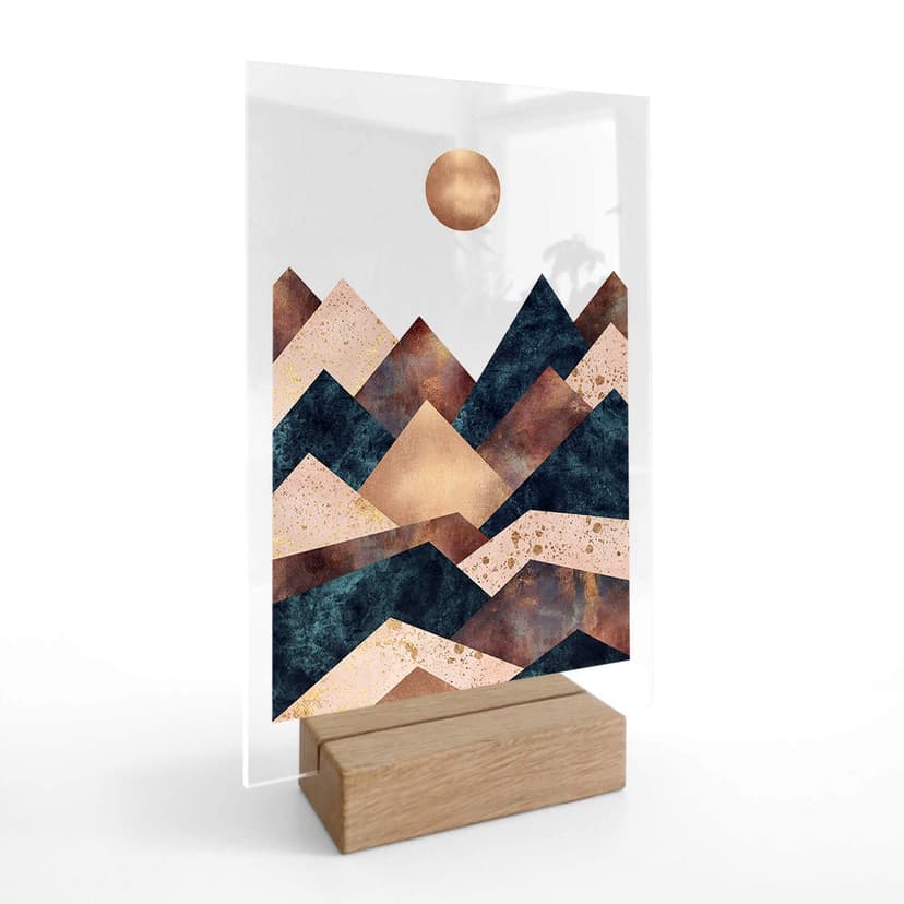Decoro acrilico + supporto Fredriksson - Autunno